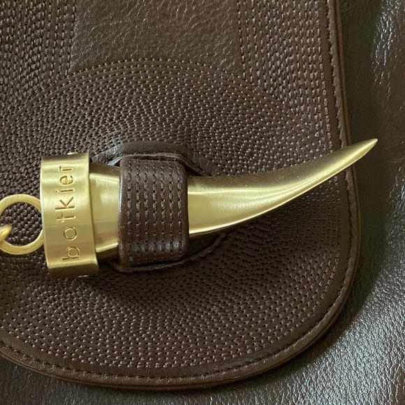 Botkier Leather Gold Horn Shoulder Bag - Picture 3 of 16